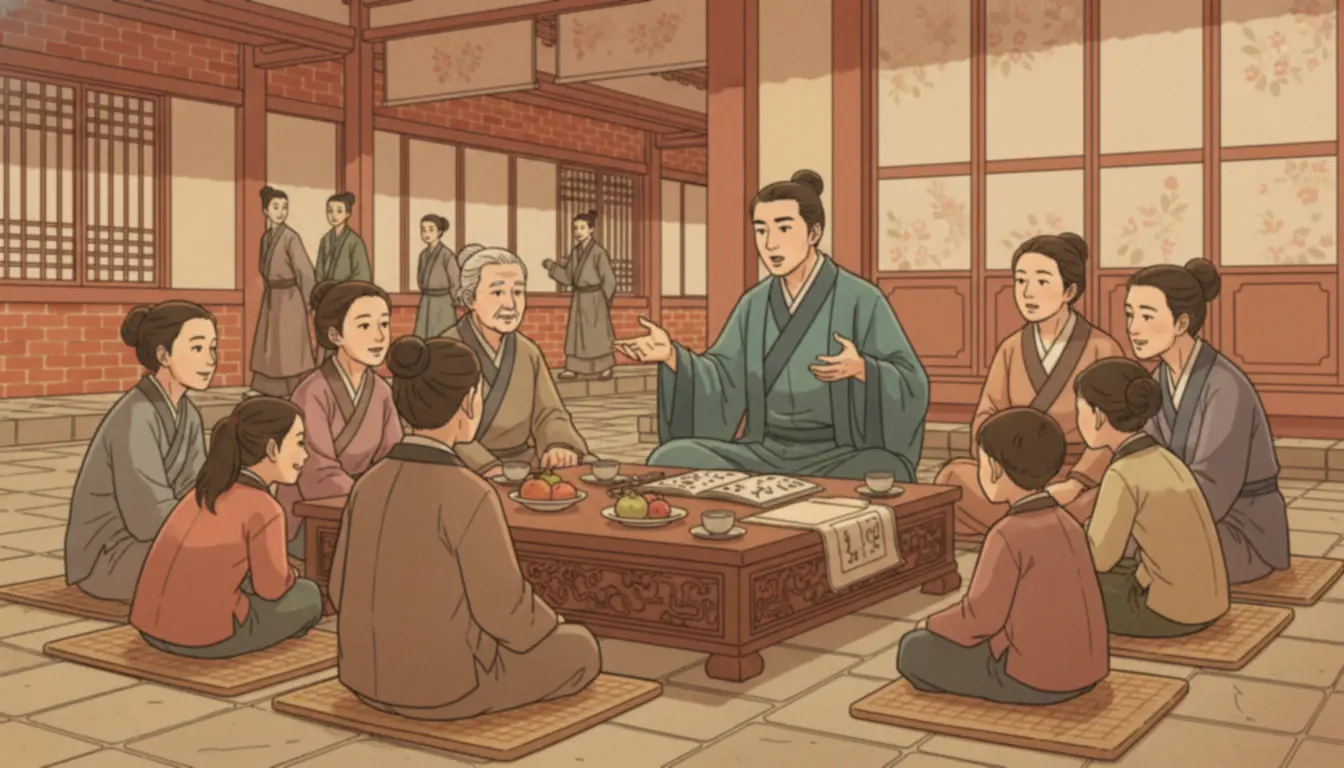 Sao Cự Môn - family scene