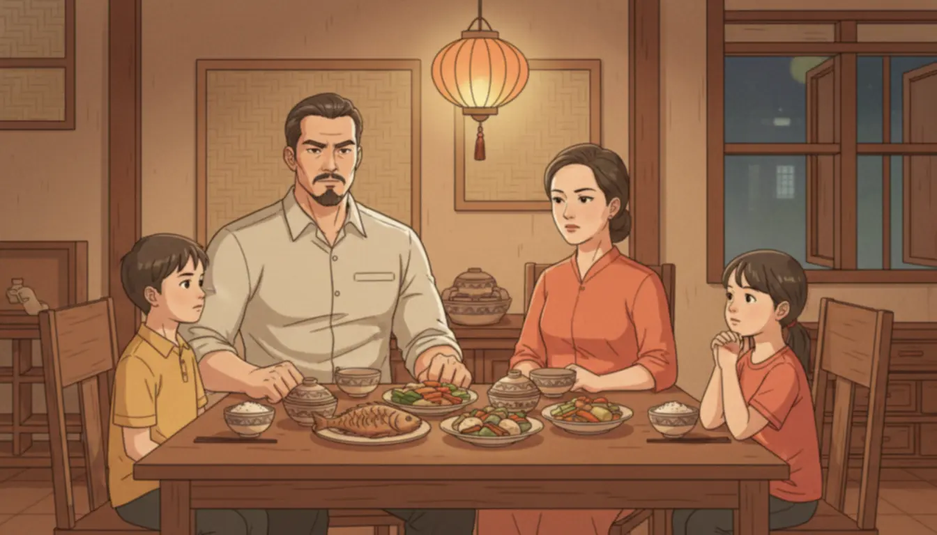 Sao Kiếp Sát - family scene