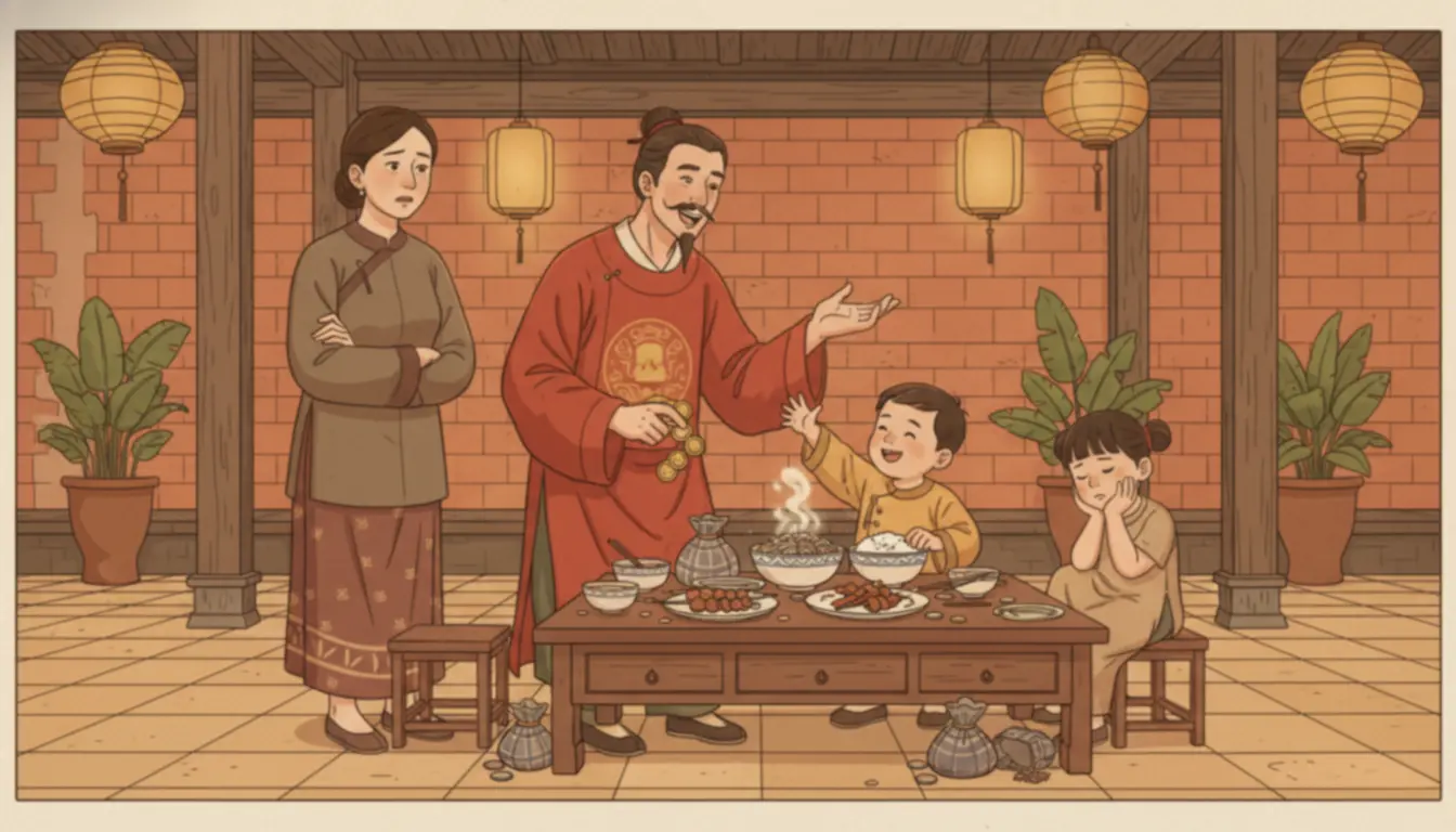 Sao Tiểu Hao - family scene