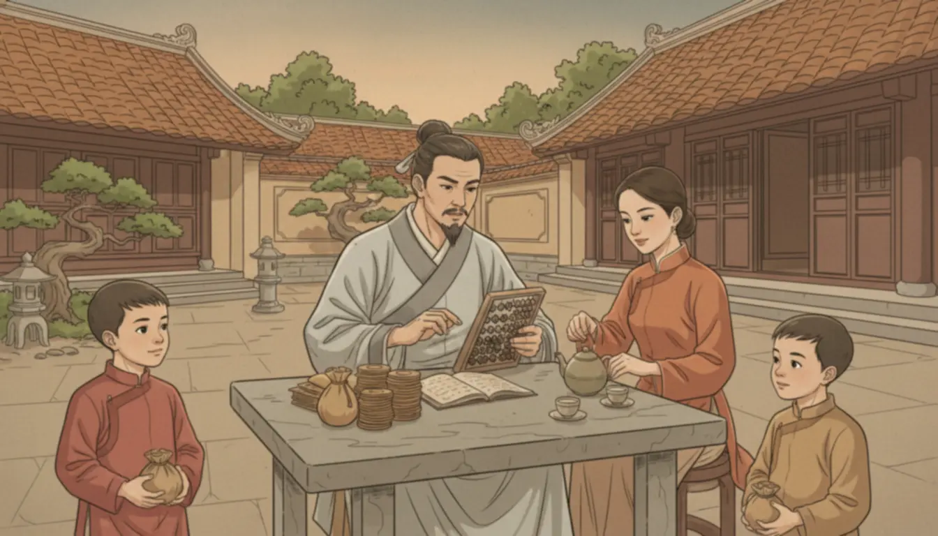 Sao Vũ Khúc - family scene