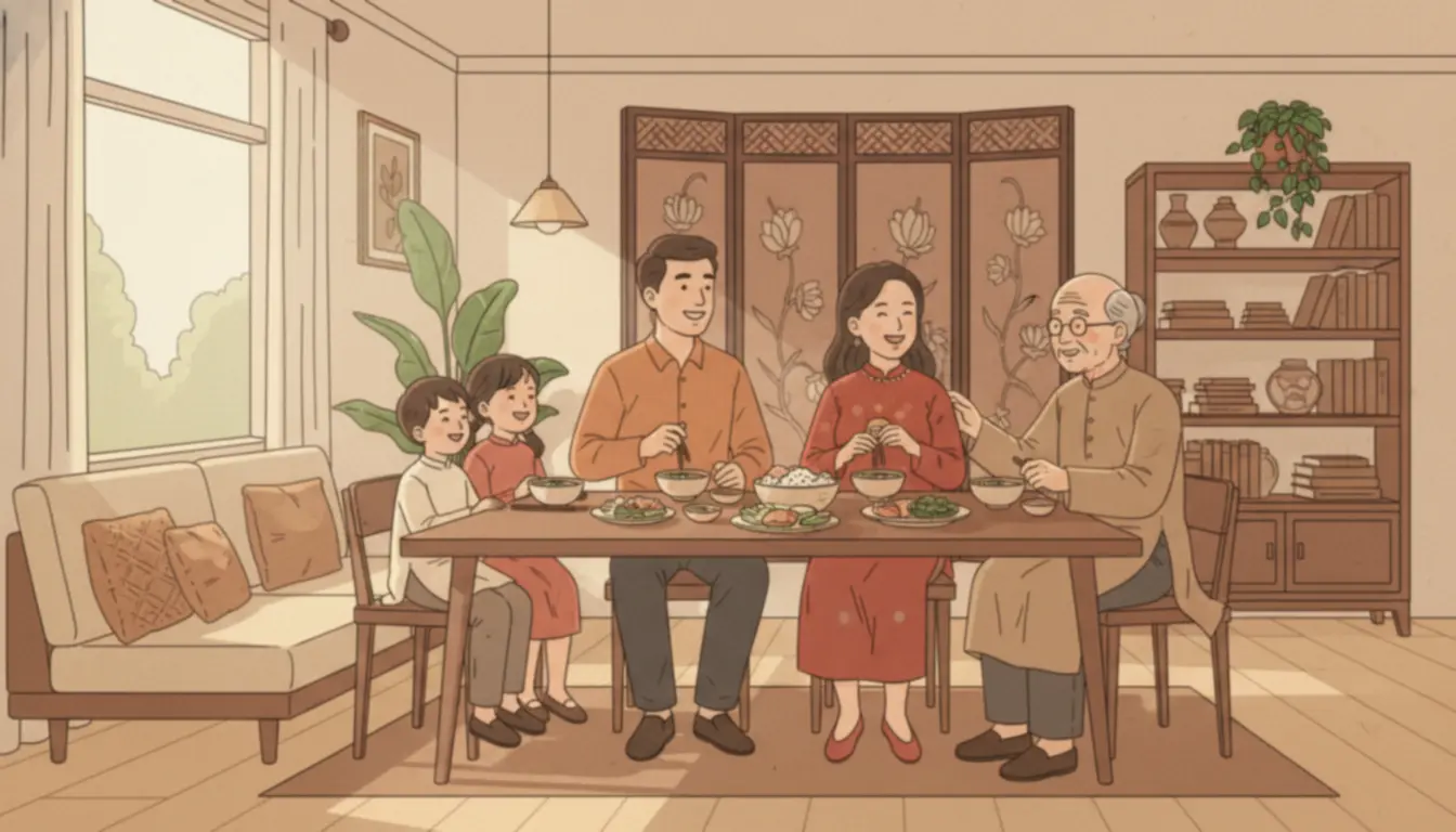 Tử vi tuổi Nhâm Tuất 1982 năm 2026 - family harmony