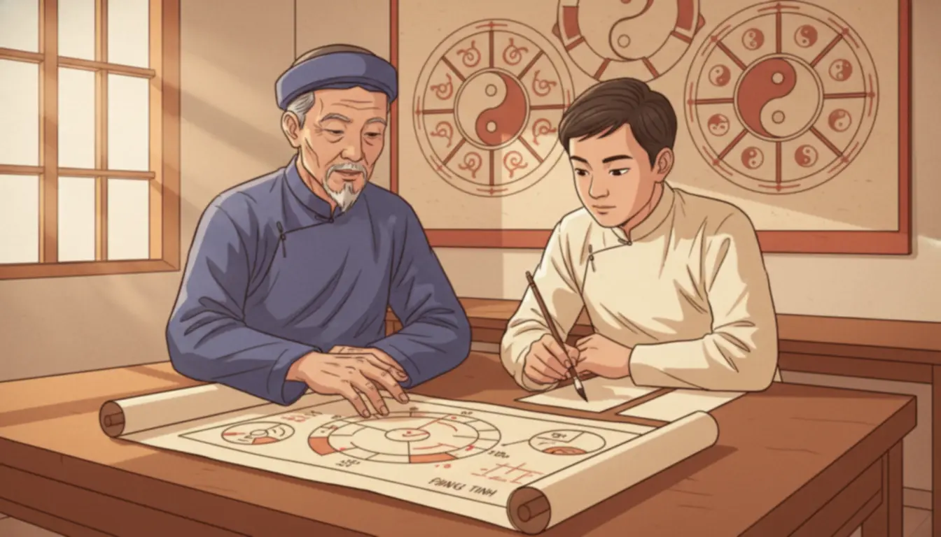 Bước 2: Hệ thống lập lá số và phân tích