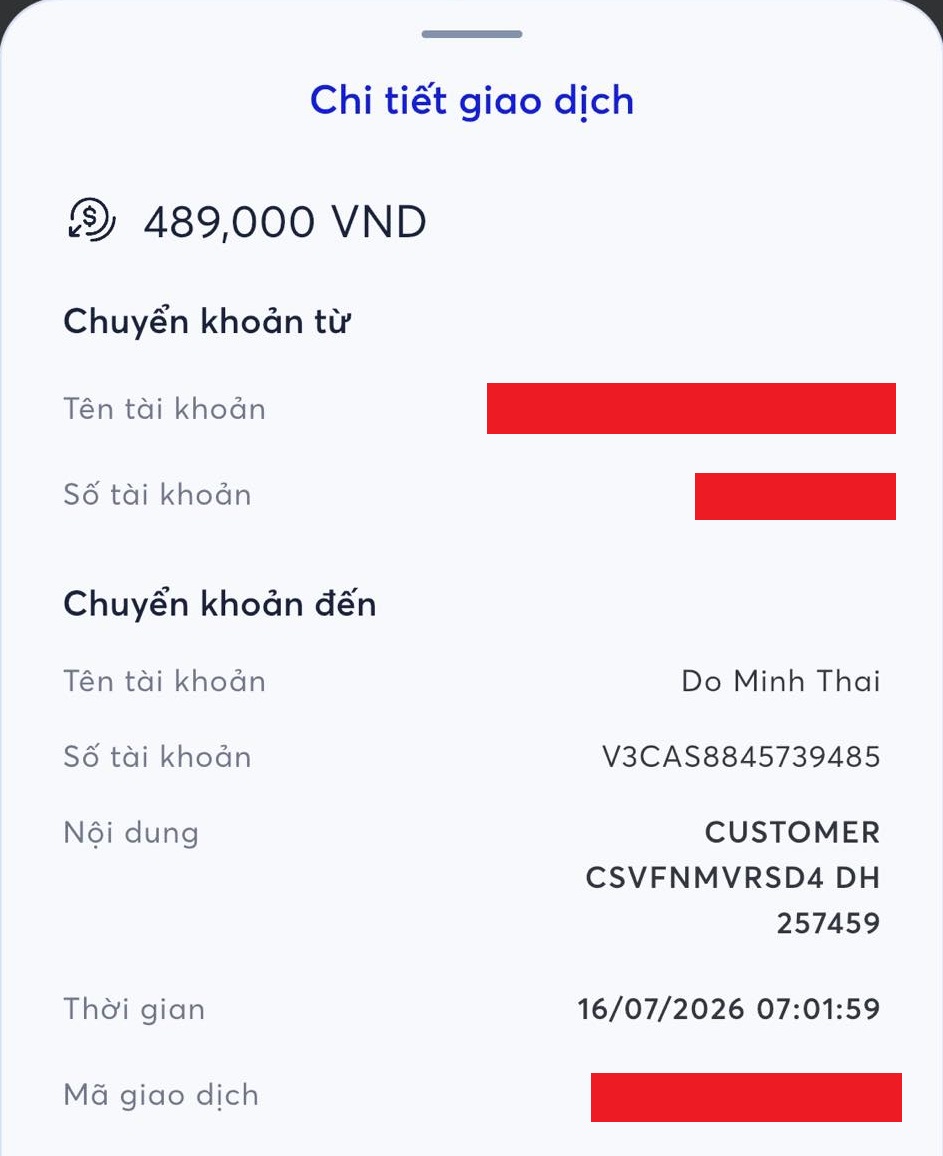 Ủy nhiệm chi chuyển khoản của khách hàng