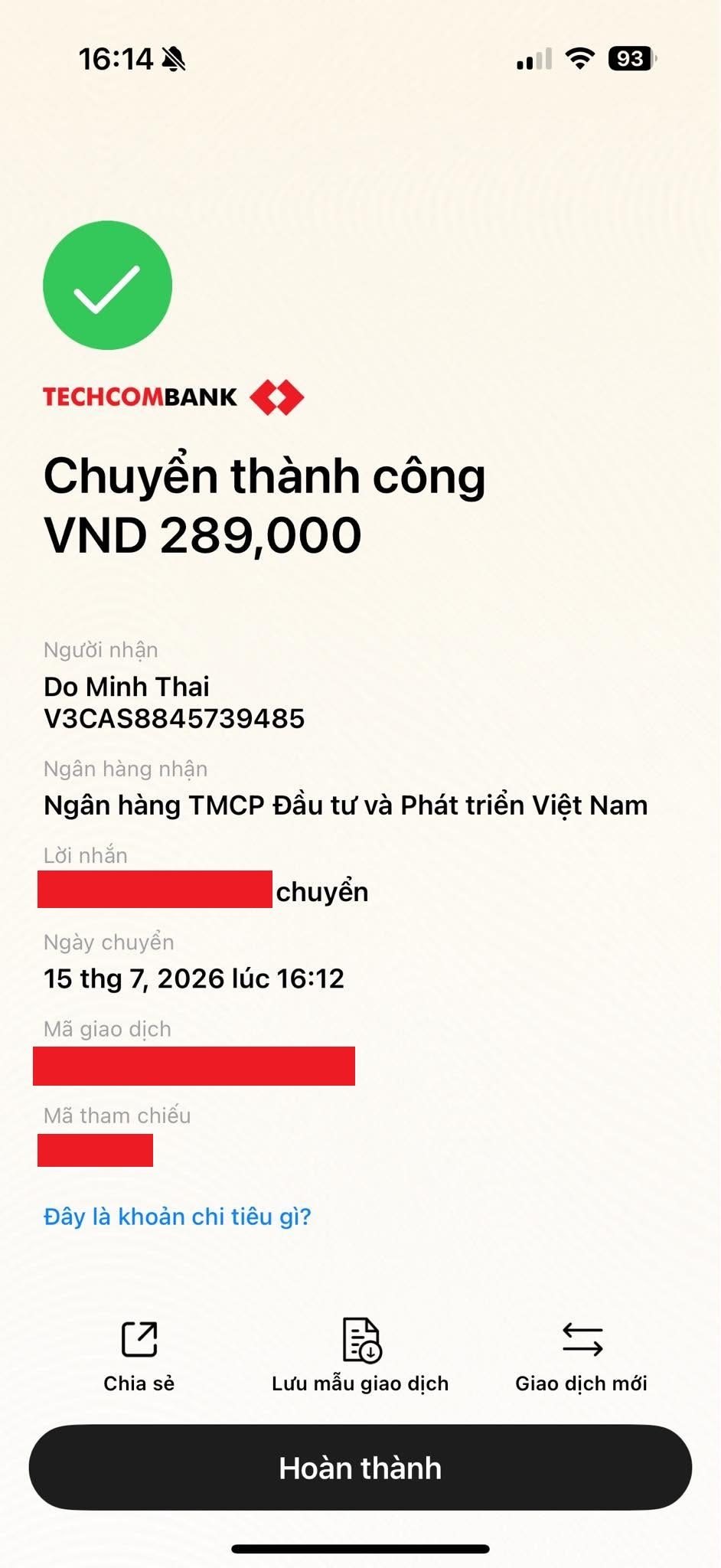 Ủy nhiệm chi chuyển khoản của khách hàng