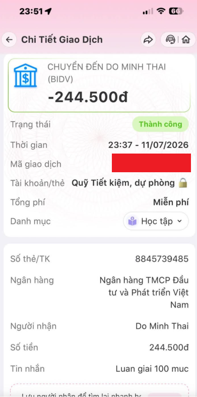 Ủy nhiệm chi chuyển khoản của khách hàng